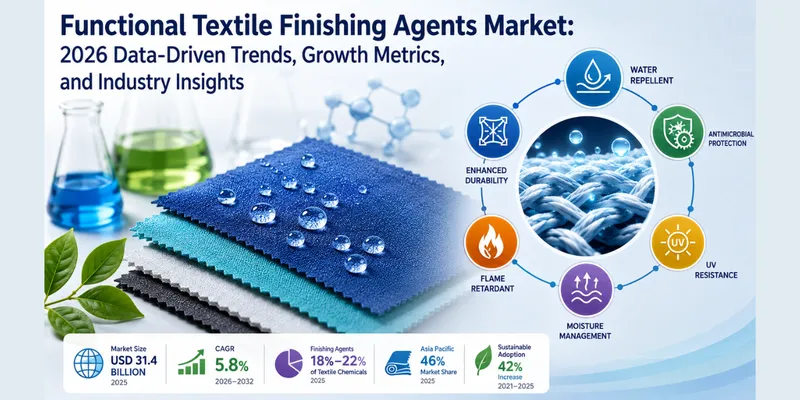 Functional Textile Finishing Agents Market: 2026 Data-Driven Trends, Growth Metrics, and Industry Insights